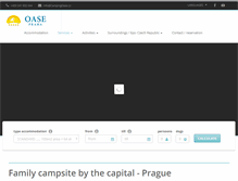 Tablet Screenshot of campingoaseprague.com